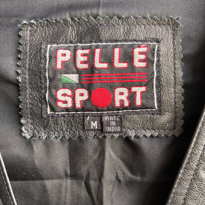 Pelle Sport Black Leather Vest
