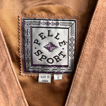 Pelle Sport Beige Leather Vest