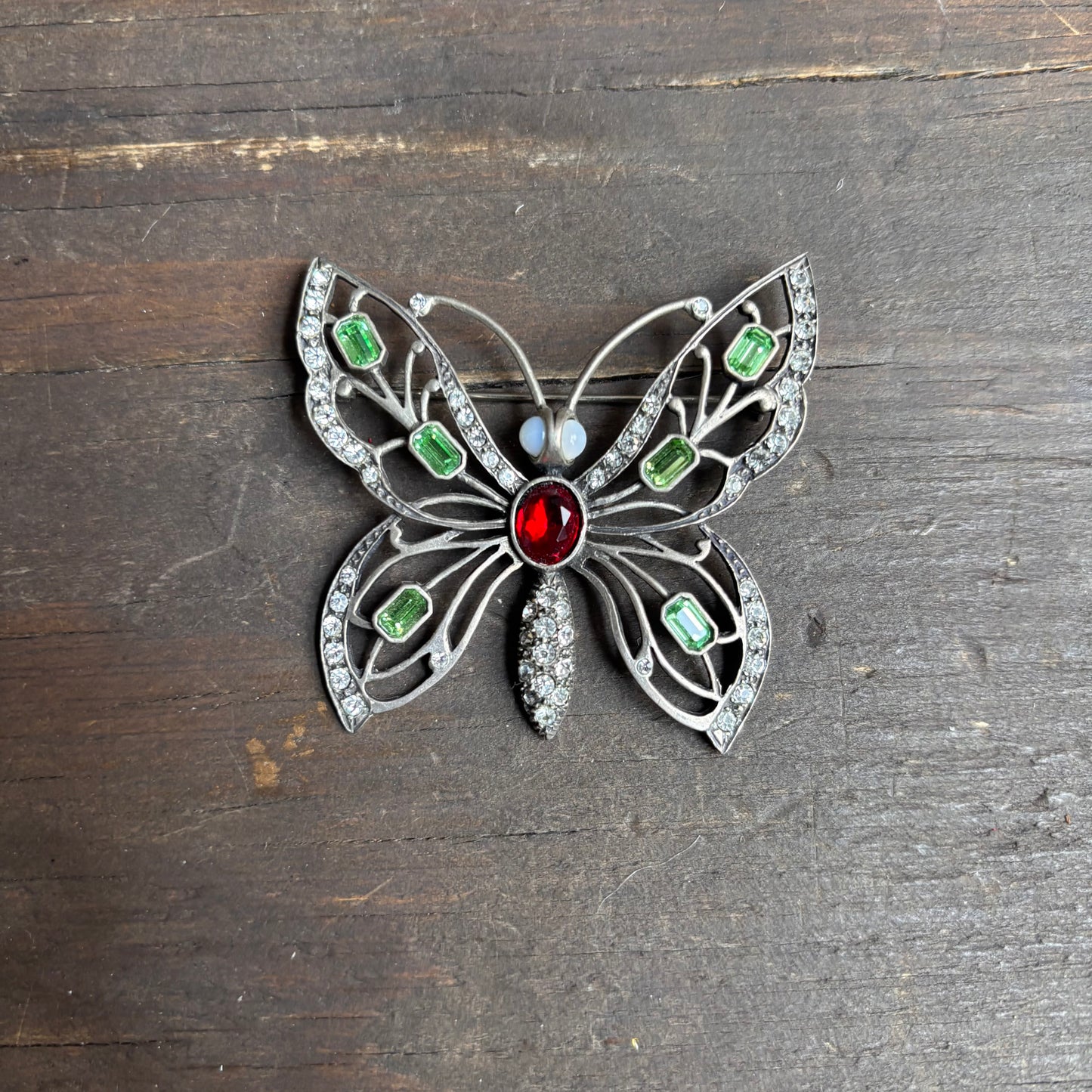 Sterling Silver Butterfly Brooch