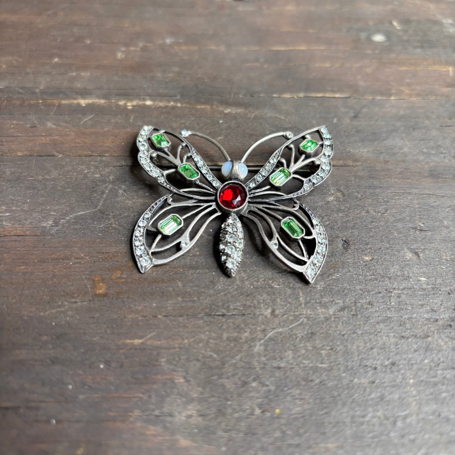 Sterling Silver Butterfly Brooch