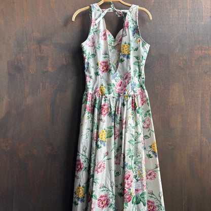 Sleeveless Floral Maxi Dress