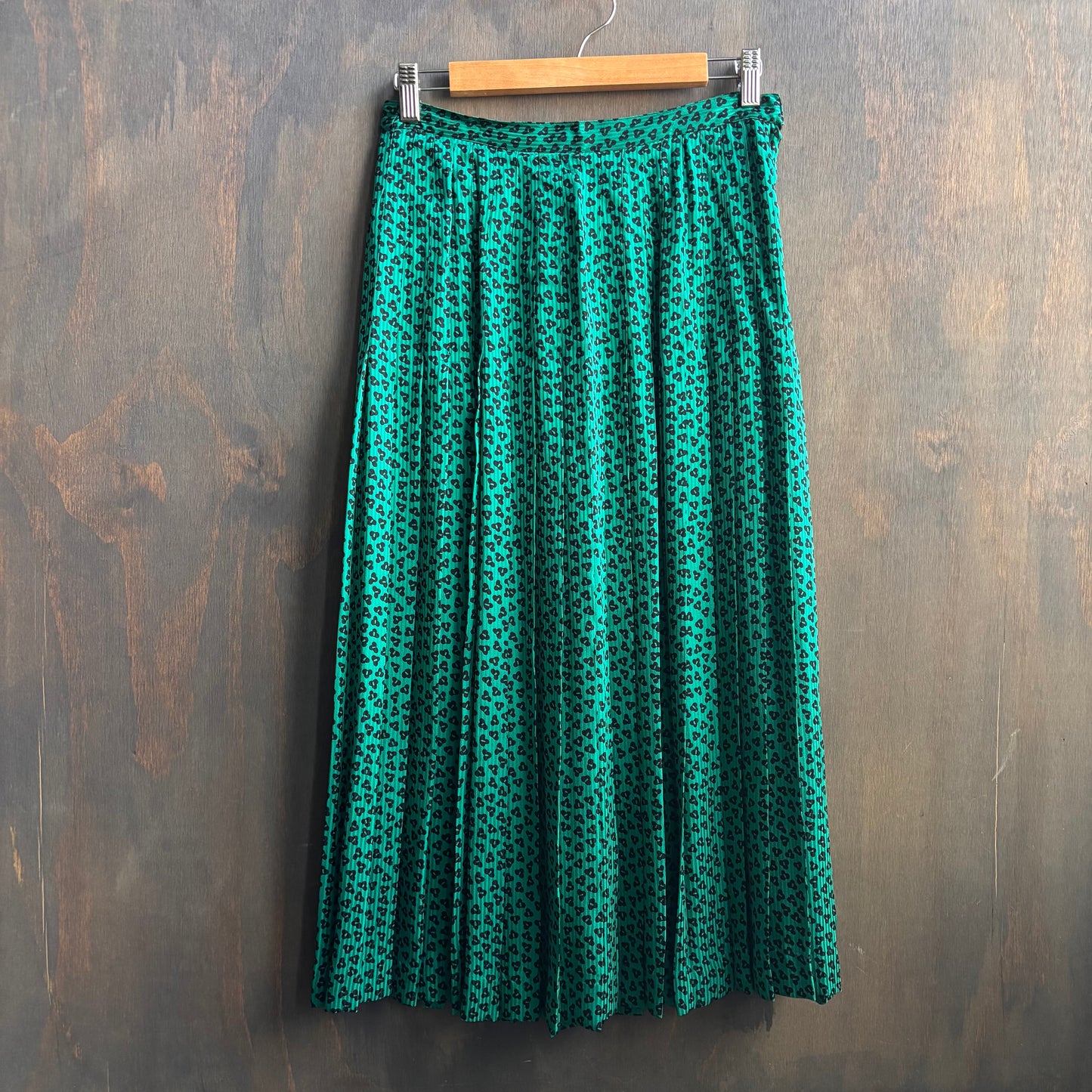 Vintage Judith Francis Green Silk Set
