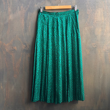Vintage Judith Francis Green Silk Set