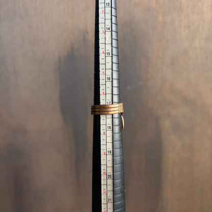 Copper Kachina and Thunderbird Ring