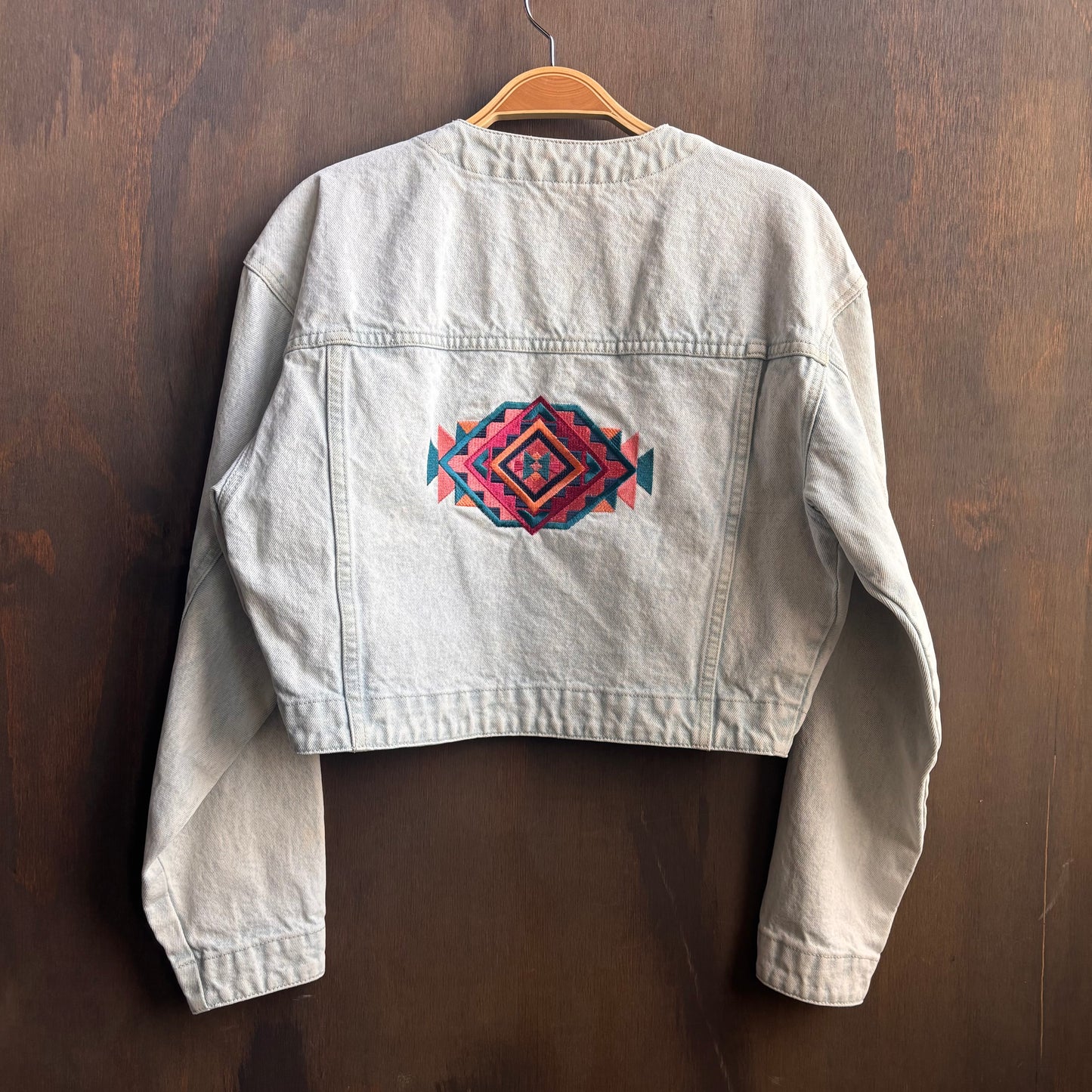 Vintage Cropped Denim Jacket