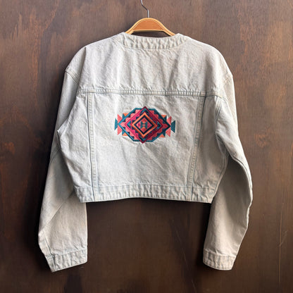 Vintage Cropped Denim Jacket