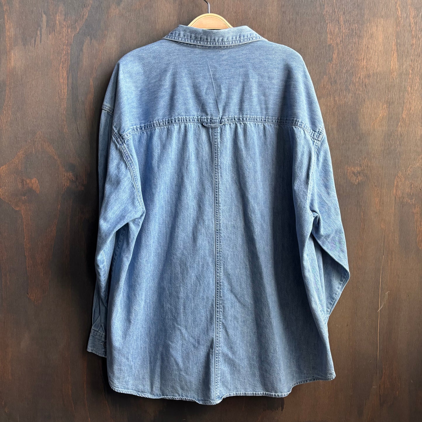 Oversized Denim Button Up