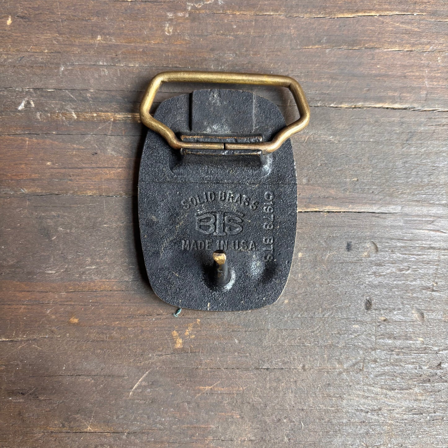 Vintage Brass Texas Belt Buckle