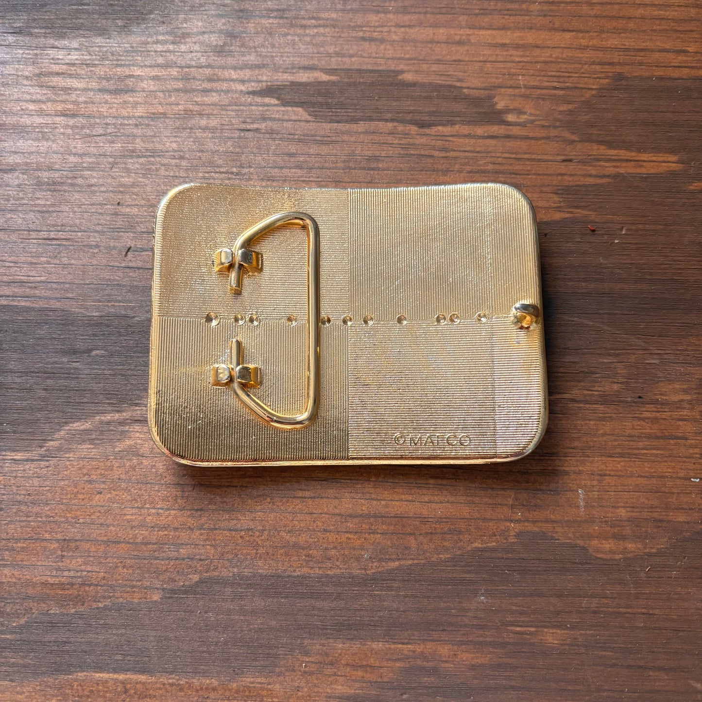 Metal RV Belt Buckle