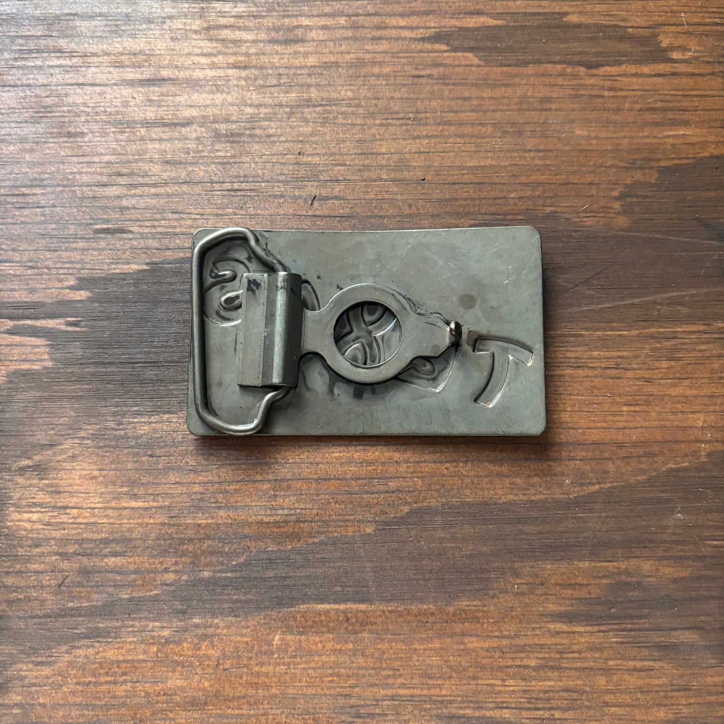 Vintage Metal Texas Belt Buckle