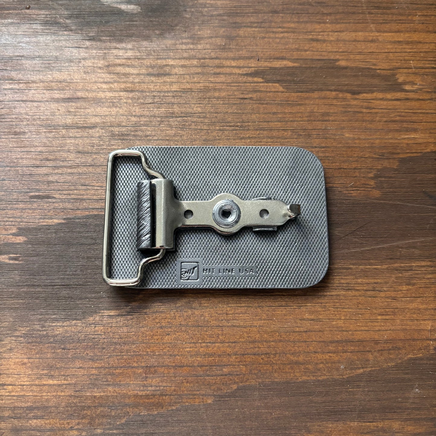 Vintage Enamel Jartran Truck Rental Belt Buckle