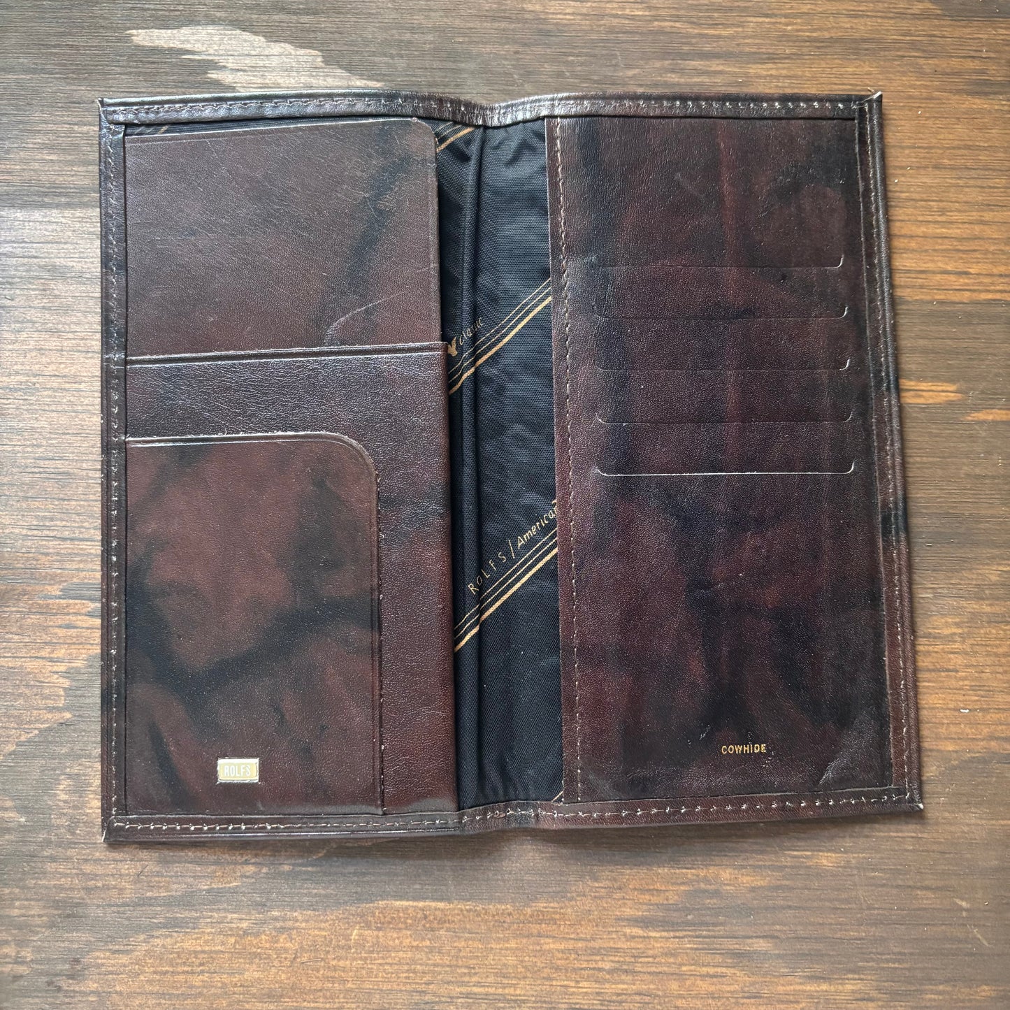 Vintage Rolfs Leather Billfold