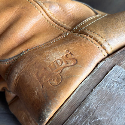 Vintage Tan Leather Boots