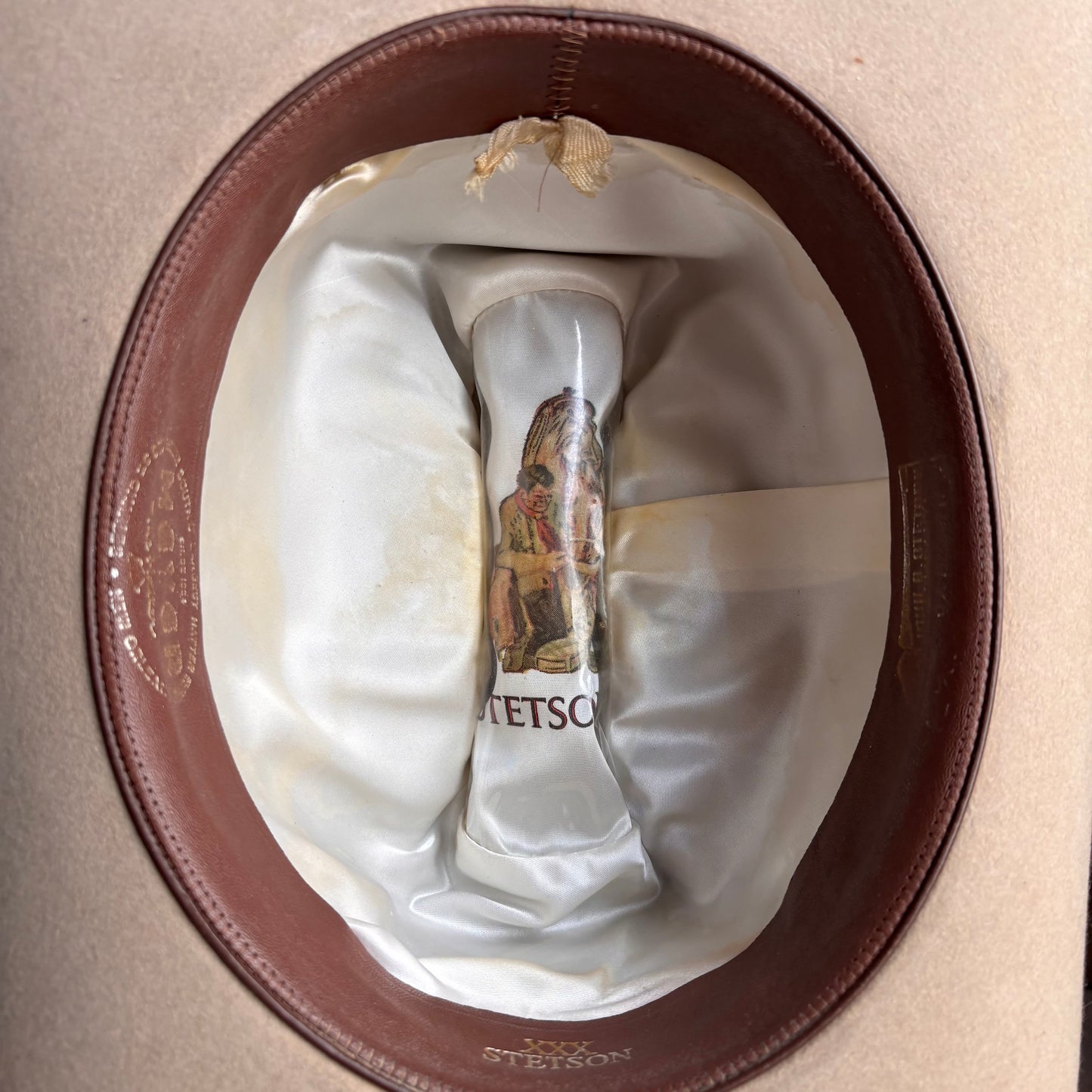 Vintage Stetson 3X Beaver Beige Hat