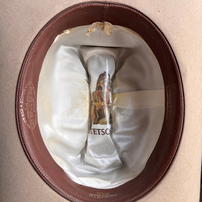 Vintage Stetson 3X Beaver Beige Hat