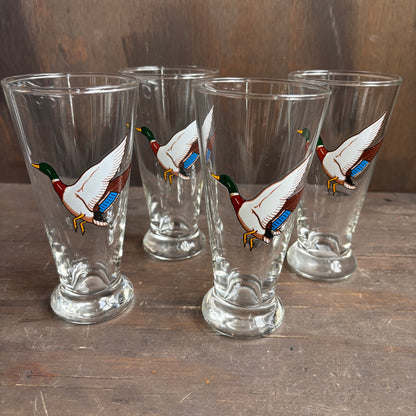 Flying Mallard Pilsner Glasses (set of 4)