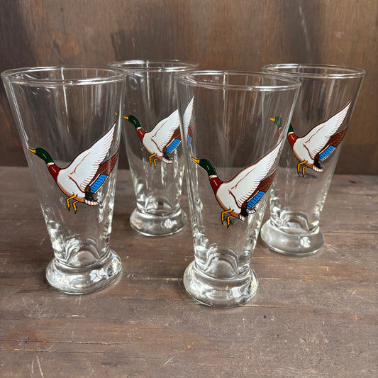 Flying Mallard Pilsner Glasses (set of 4)