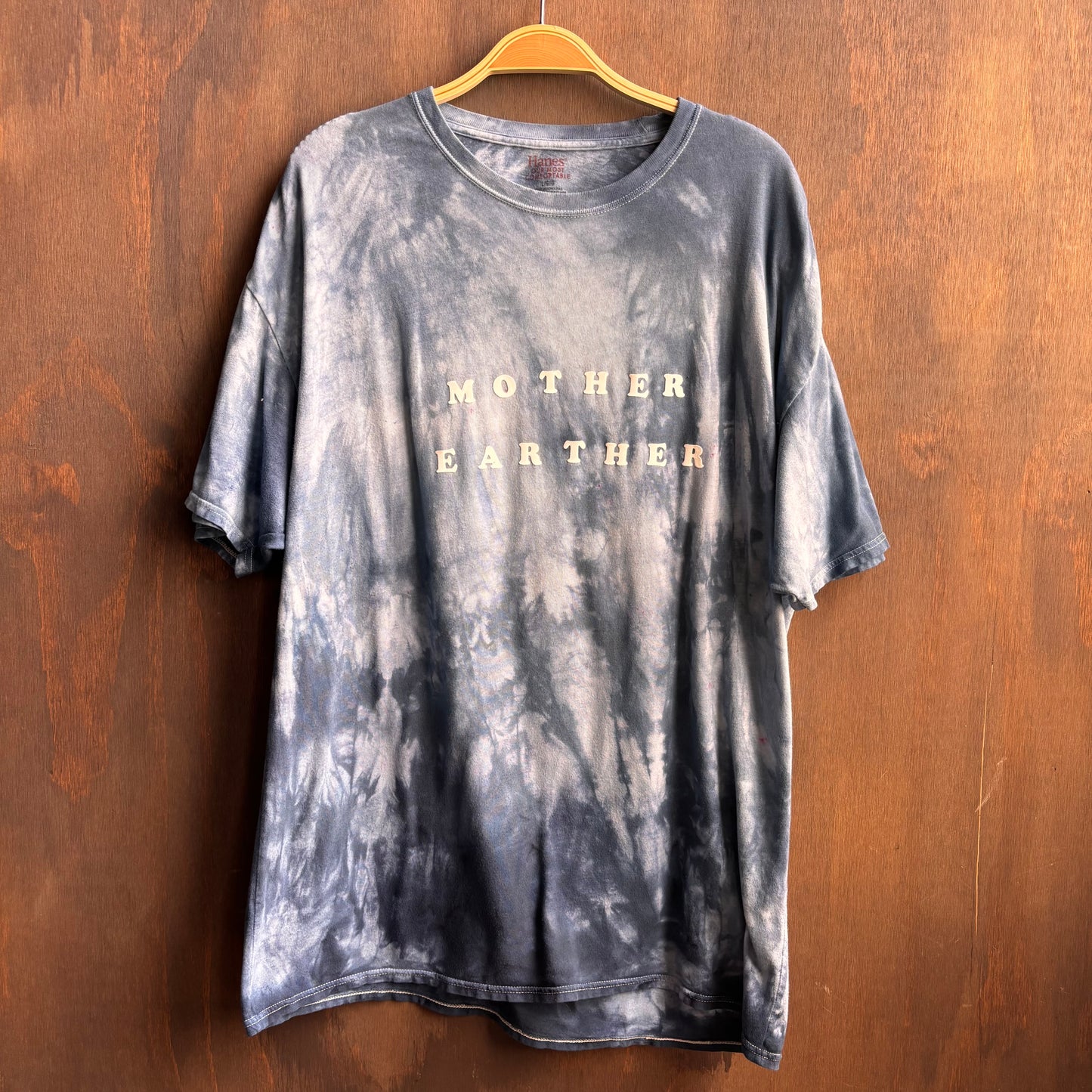 Blue Tie Dye Mother Earther T-Shirt