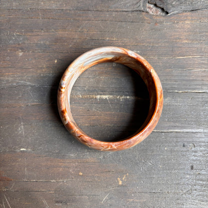 Faux Marble Bangle Bracelet