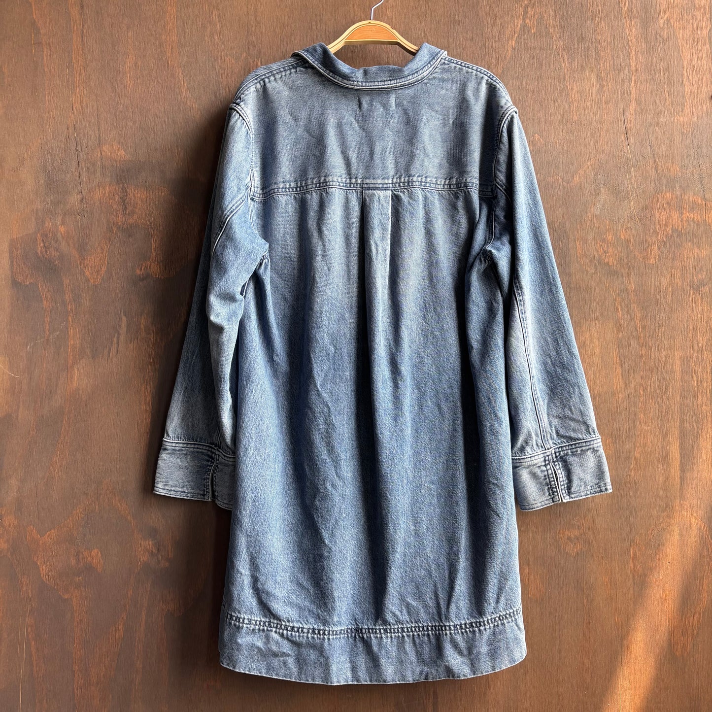Madewell Collared Denim Dress