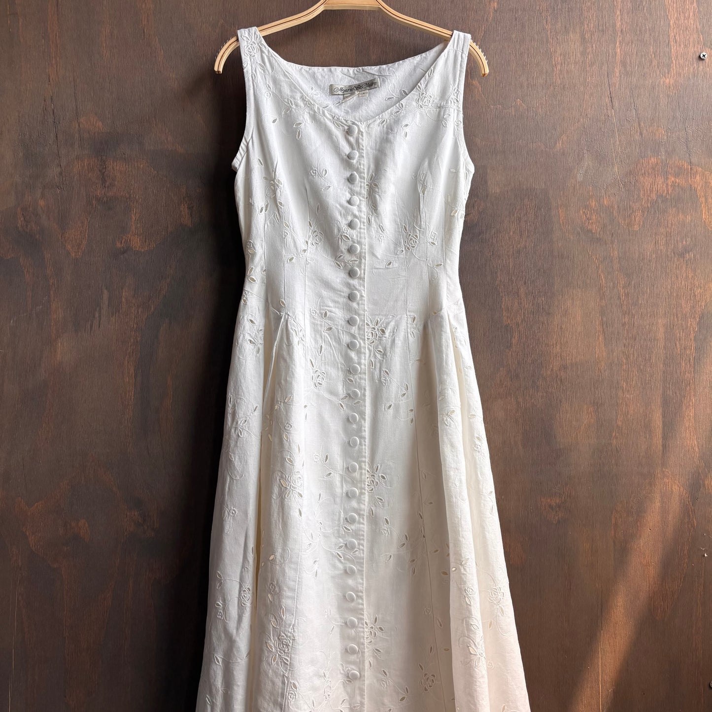 Vintage Marie St. Claire White Dress