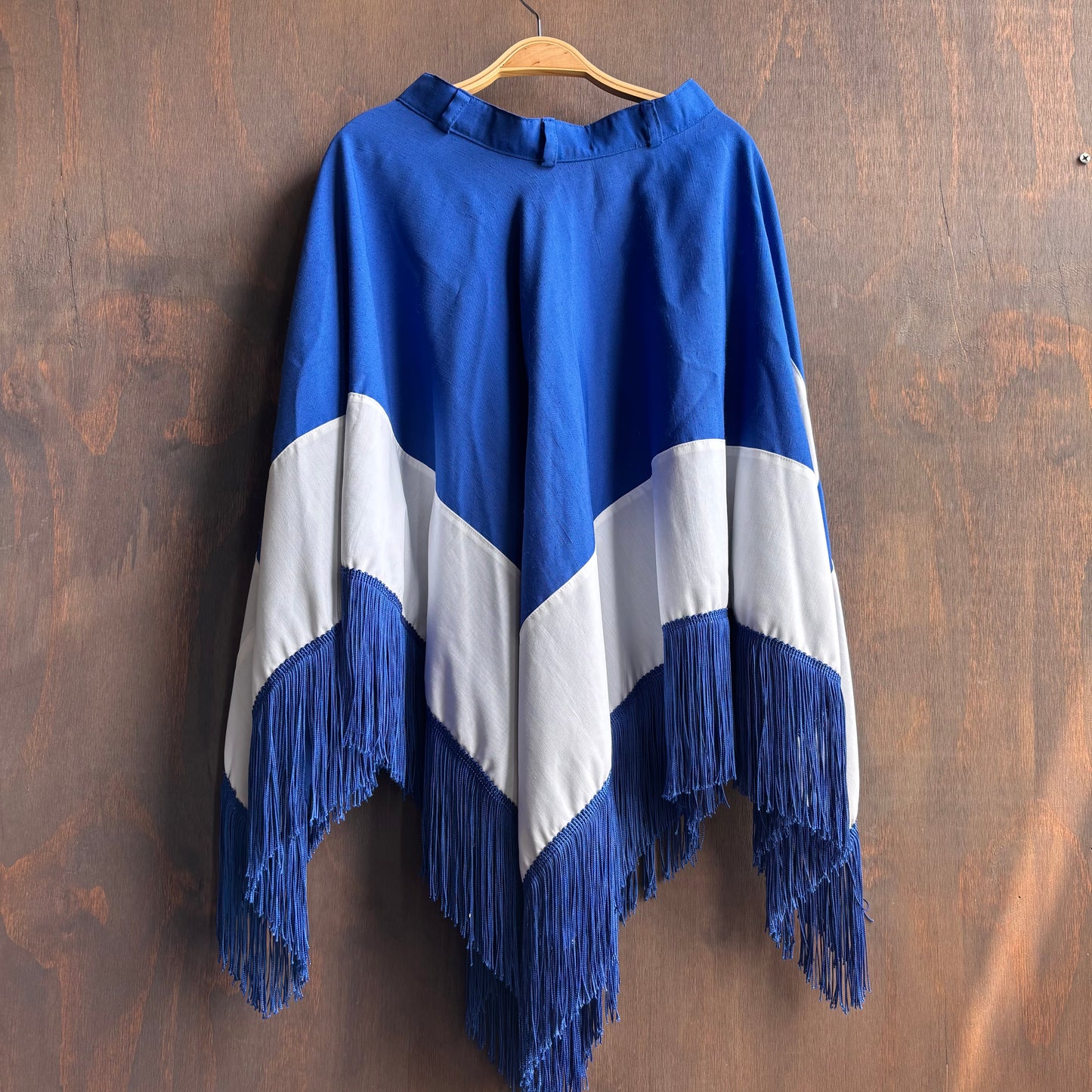 Blue Rodeo Rider Skirt with Fringe