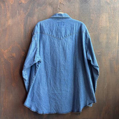 Vintage Wrangler Denim Pearl Snap