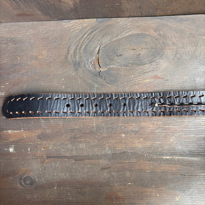 Vintage Lucky Brand Black Leather Belt