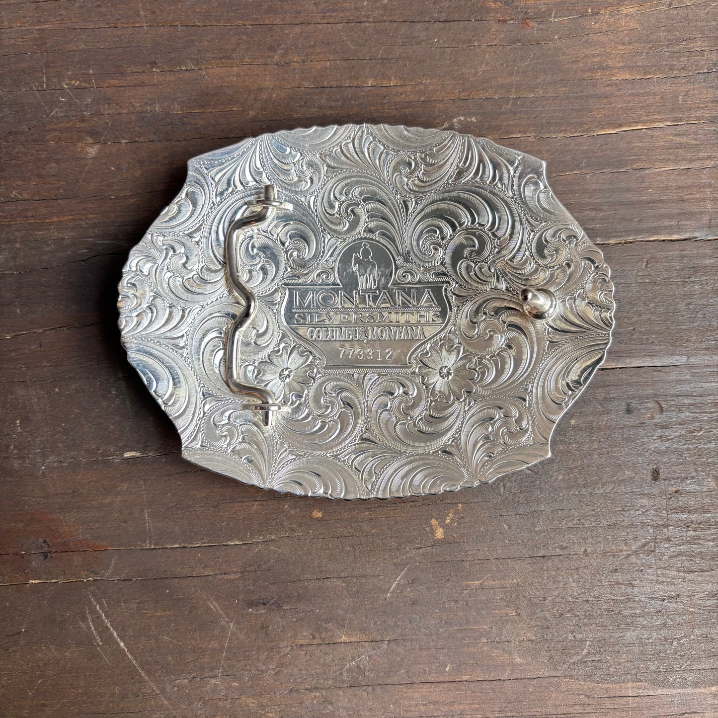 Montana Silversmiths Roping Cowboy Belt Buckle