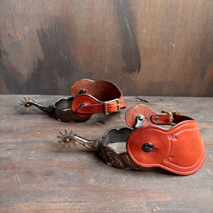 Tan Leather Spurs