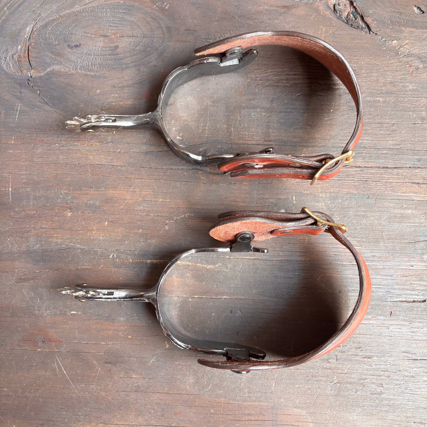 Tan Leather Spurs