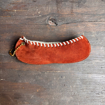 Vintage Leather Canoe Pouch
