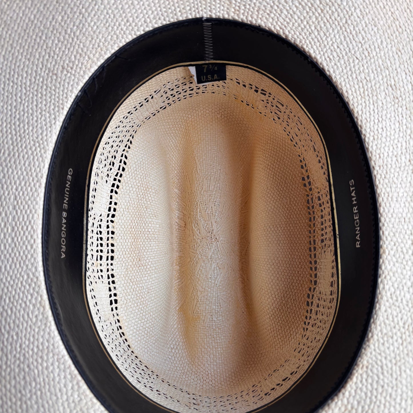 Beige Straw Hat
