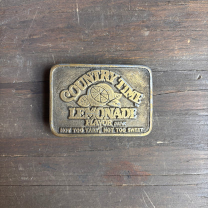 Country Time Lemonade Belt Buckle