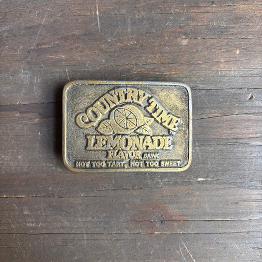 Country Time Lemonade Belt Buckle