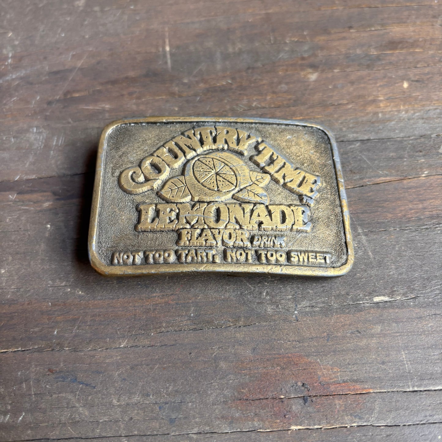 Country Time Lemonade Belt Buckle