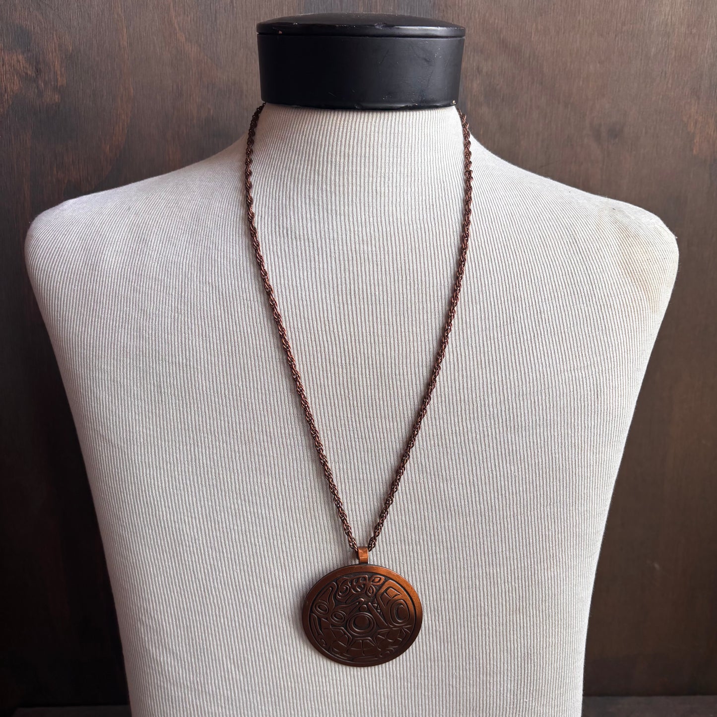 Copper Medallion Necklace