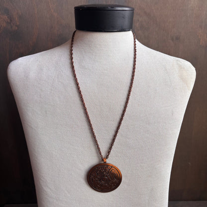 Copper Medallion Necklace