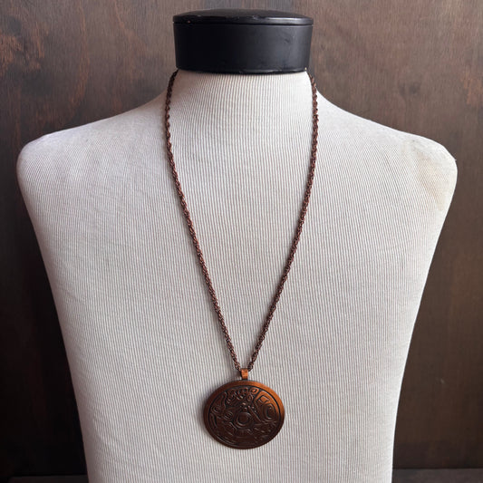 Copper Medallion Necklace