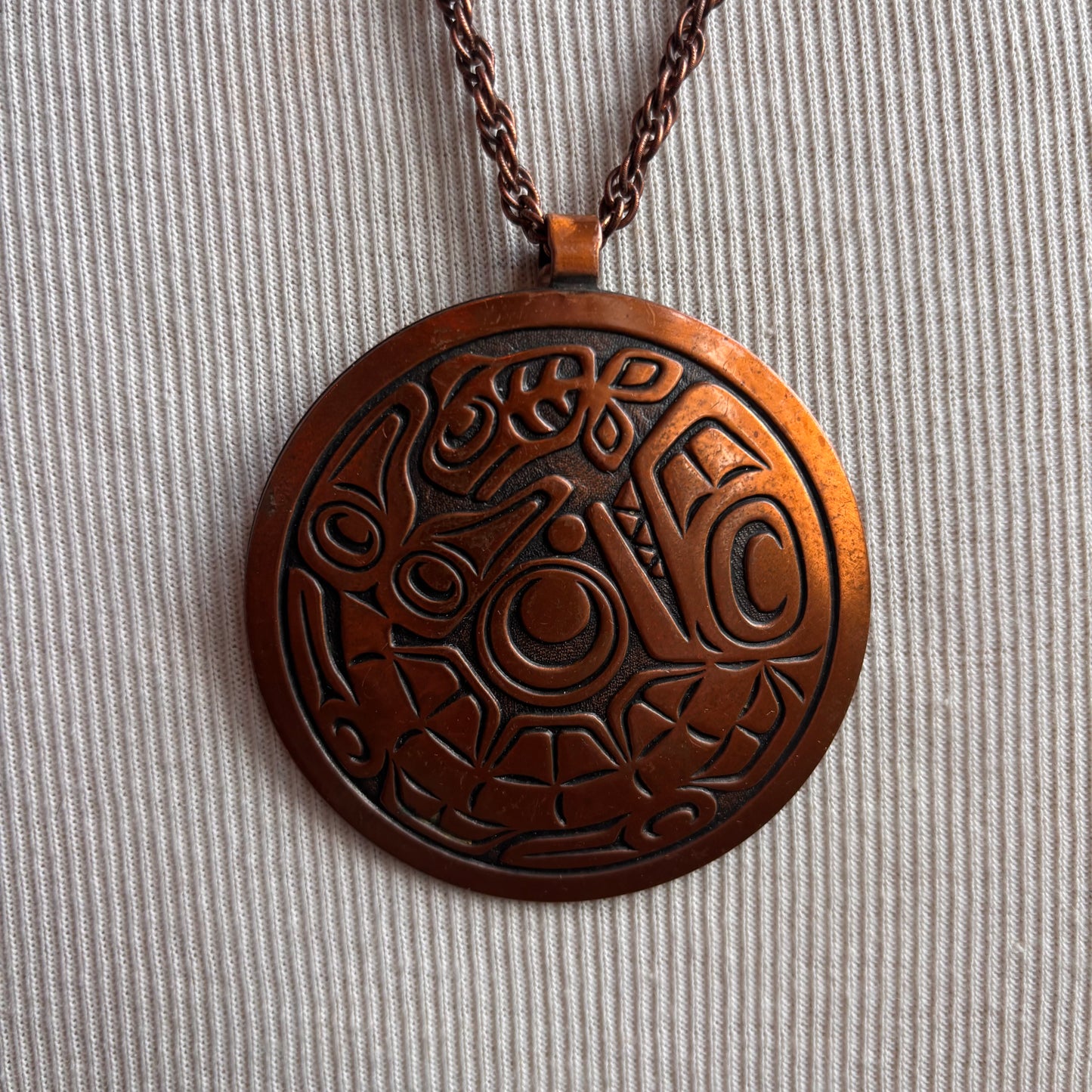 Copper Medallion Necklace