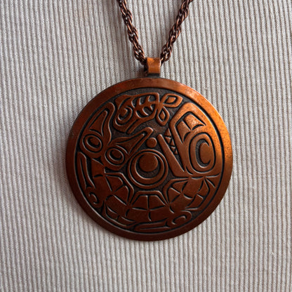 Copper Medallion Necklace