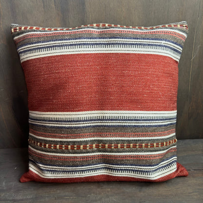 Orange Woven Pillow Set
