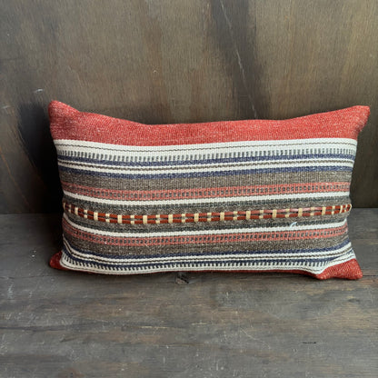Orange Woven Pillow Set