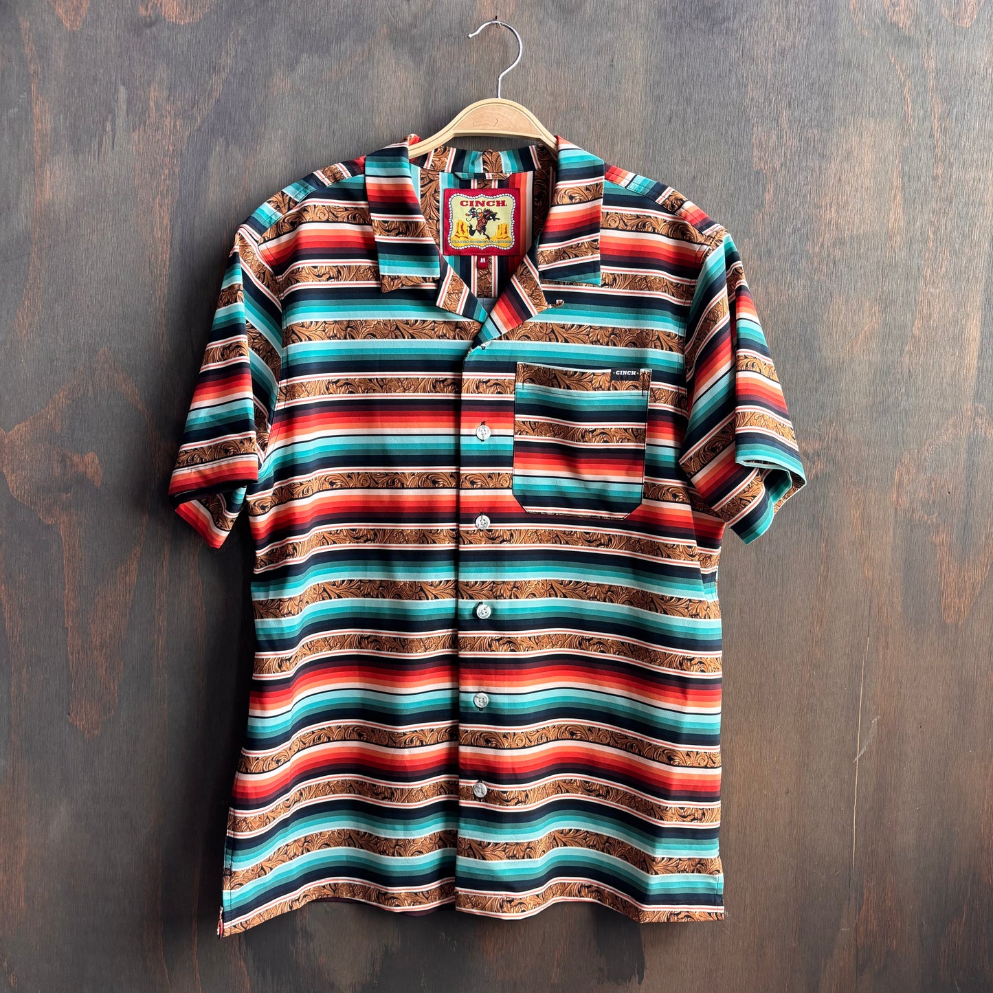 Cinch Striped Button Up