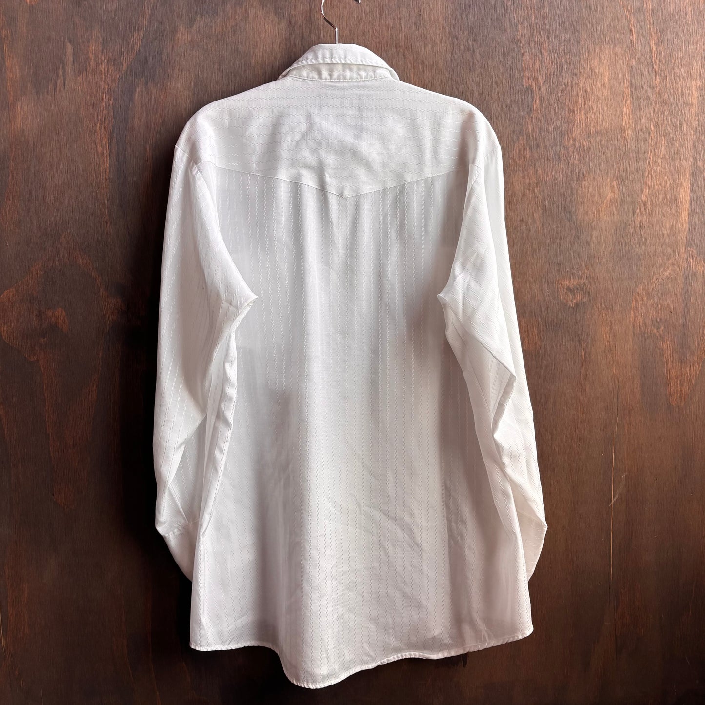 Vintage White Pearl Snap
