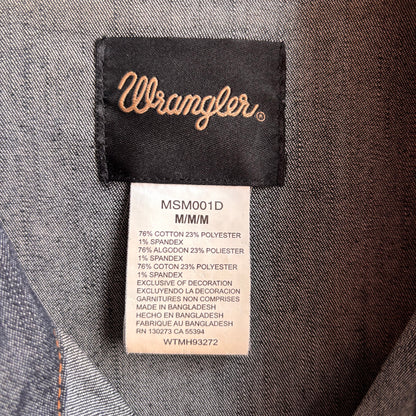 Wrangler Dark Denim Pearl Snap