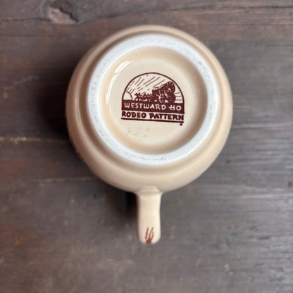 Westward Ho Rodeo Collection Cup and Saucer