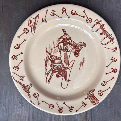 Tepco Western Traveler Plate and Bowl Set