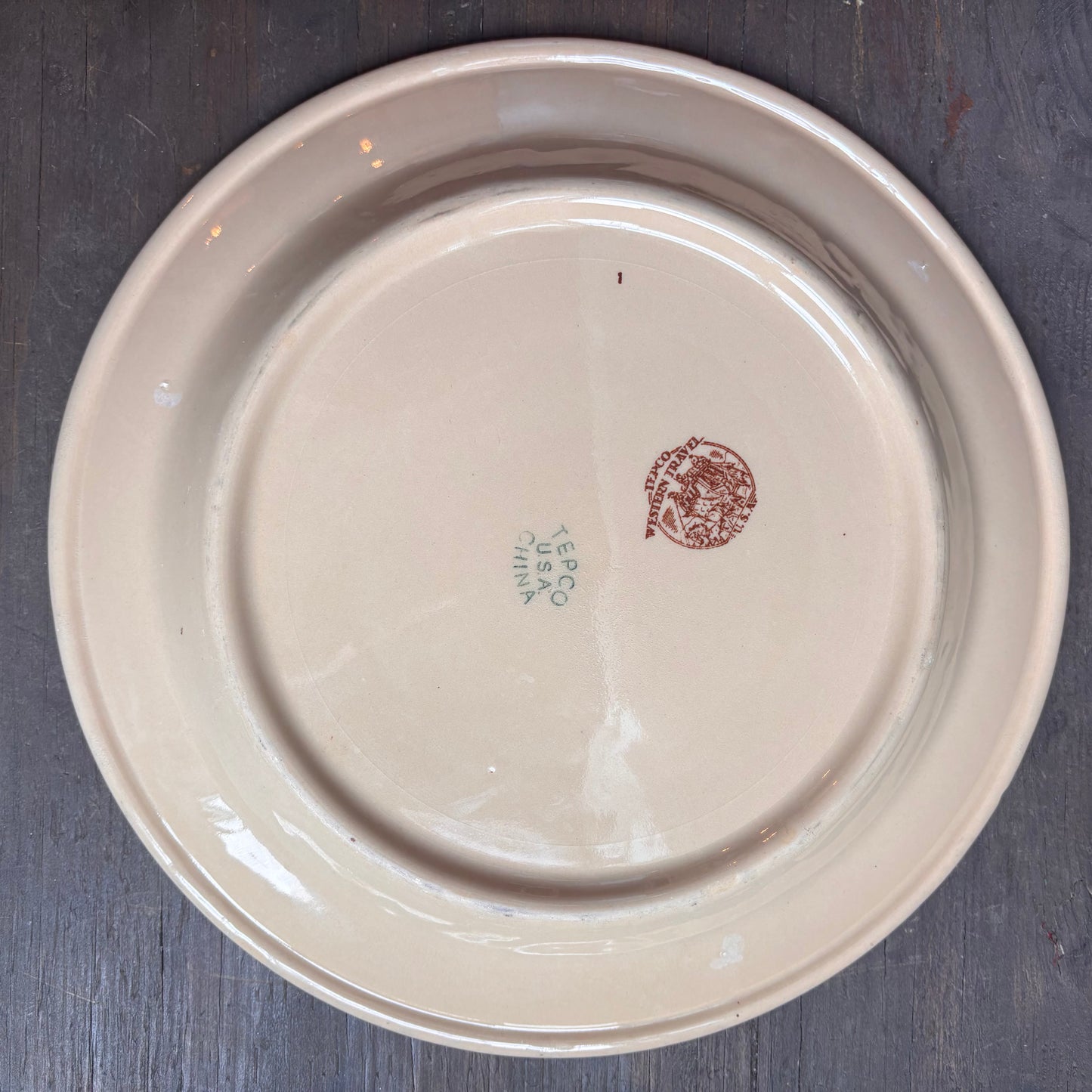 Tepco Western Traveler Plate and Bowl Set