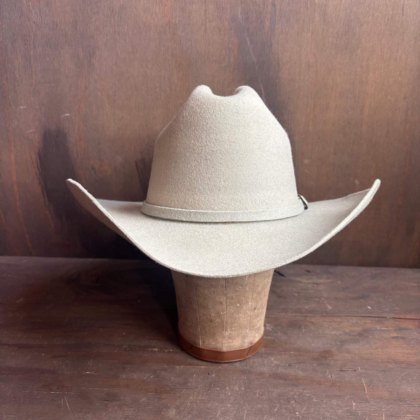 Vintage Beige Wool Hat